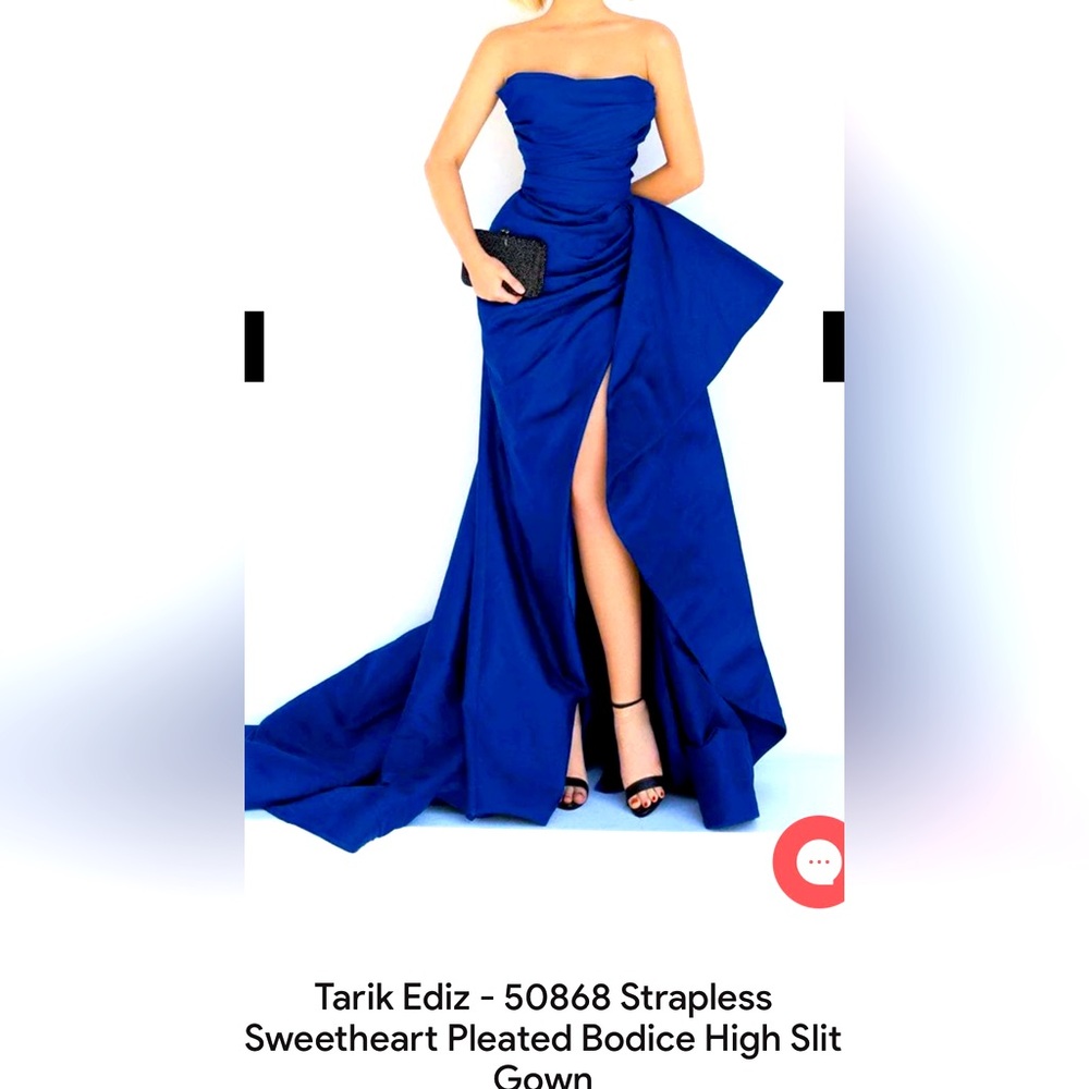 Tarik Ediz 50868, Royal, size 12. NEVER BEEN WORN, Brand new with tags!
